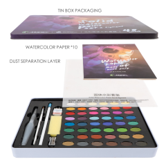 SOLID WATERCOLOUR PAINT SET