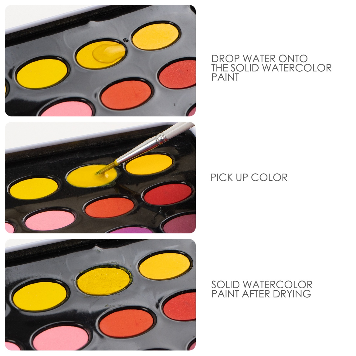 SOLID WATERCOLOUR PAINT SET