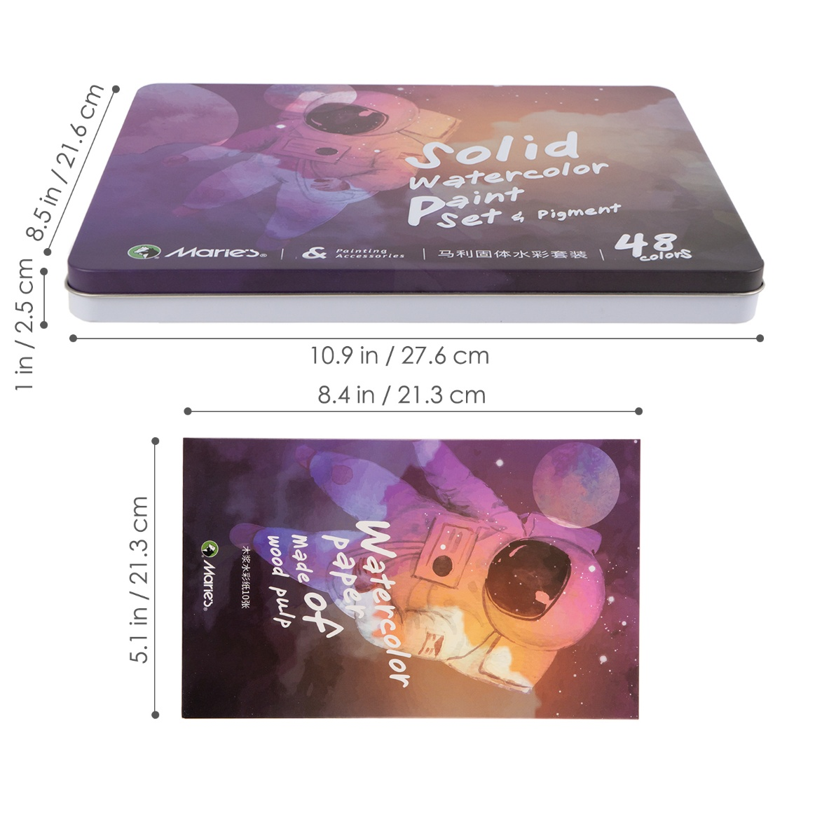 SOLID WATERCOLOUR PAINT SET