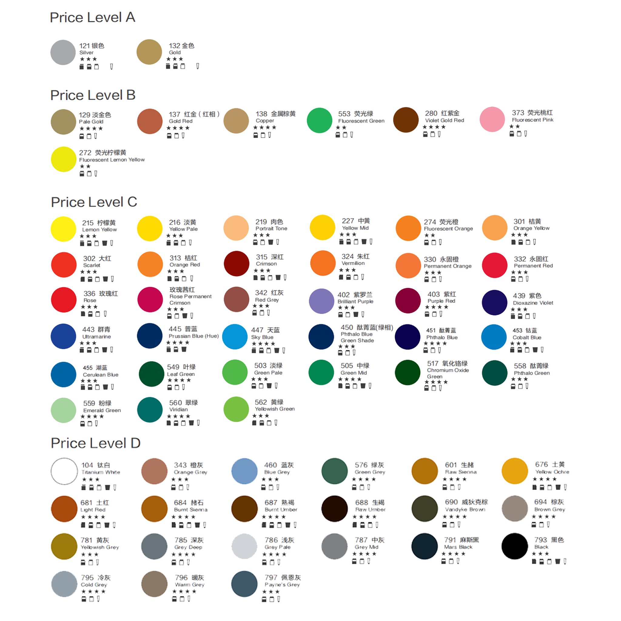 Marie's Acrylic Paint 75ml，80 Colours - Wholesale Acrylic Colour