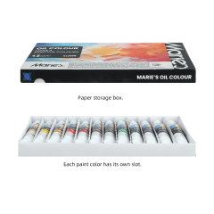 Marie's Oil Paint Set 12ml ,12 Colors