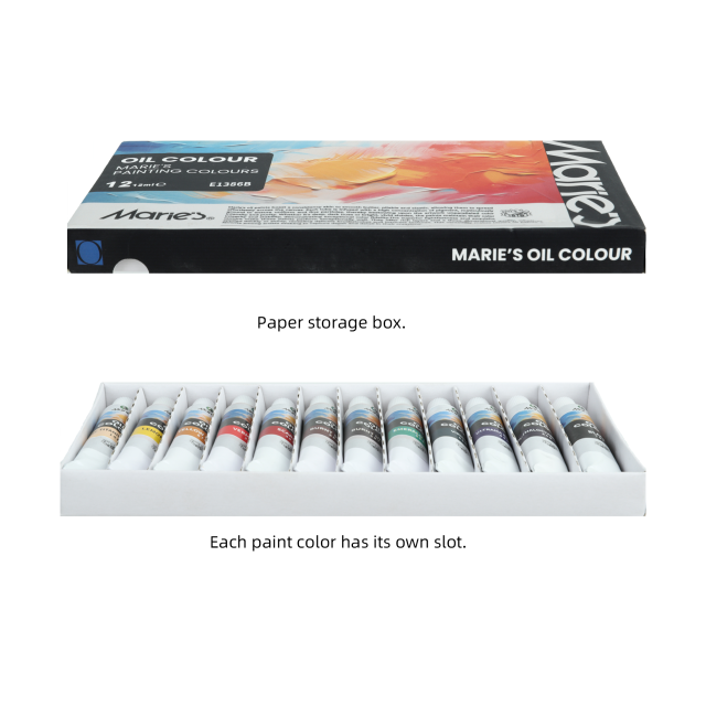 Marie's Oil Paint Set 12ml ,12 Colors