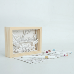 3D LAYERED PAINTING (KAKPOK FLOWER)