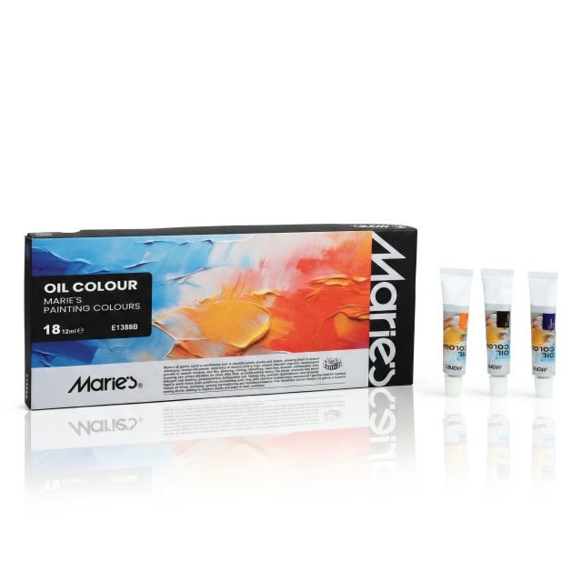 Marie's Oil Colour Set 12ml 18 Colors