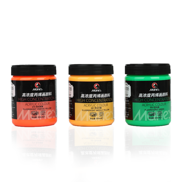 Marie's 300ml Fluorescent Acrylic Paint