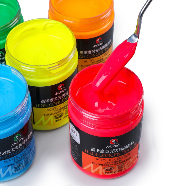 Marie's 300ml Fluorescent Acrylic Paint