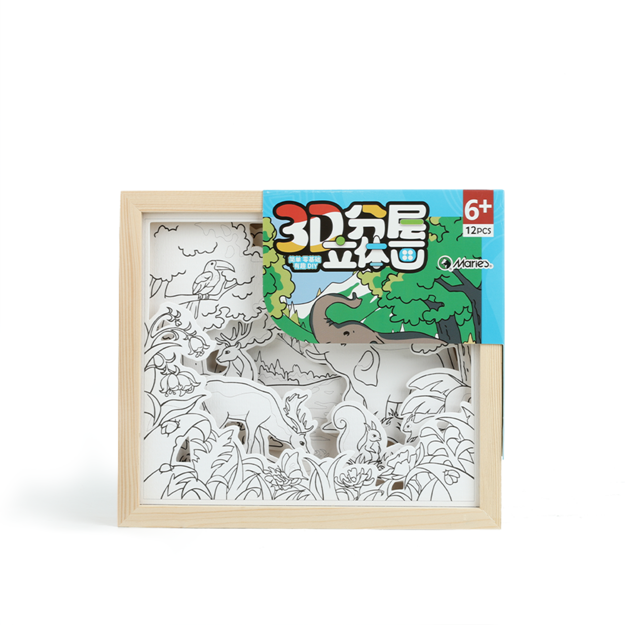 3D LAYERED PAINTING （ANIMAL WORLD)