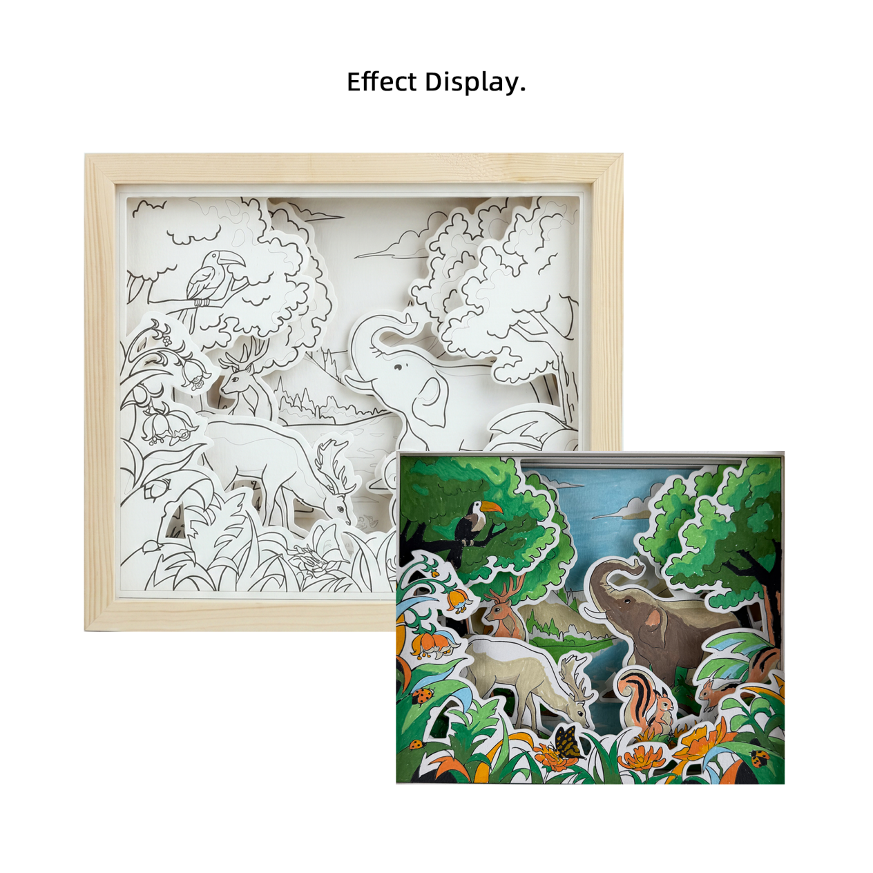 3D LAYERED PAINTING （ANIMAL WORLD)
