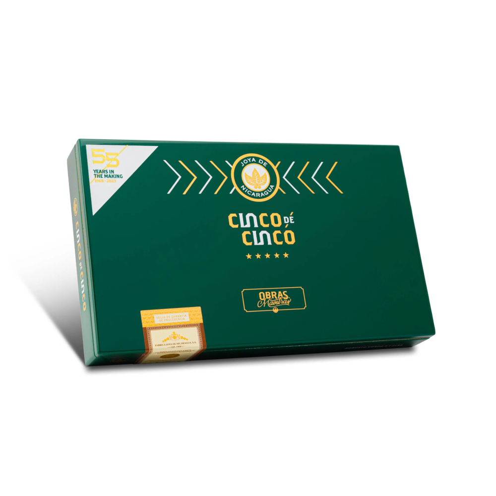 JOYA DE NICARAGUA 尼加拉瓜珍宝 CINCO DE CINCO ROBUSTO GORDO 五分之五 罗伯图 戈多 10支/盒
