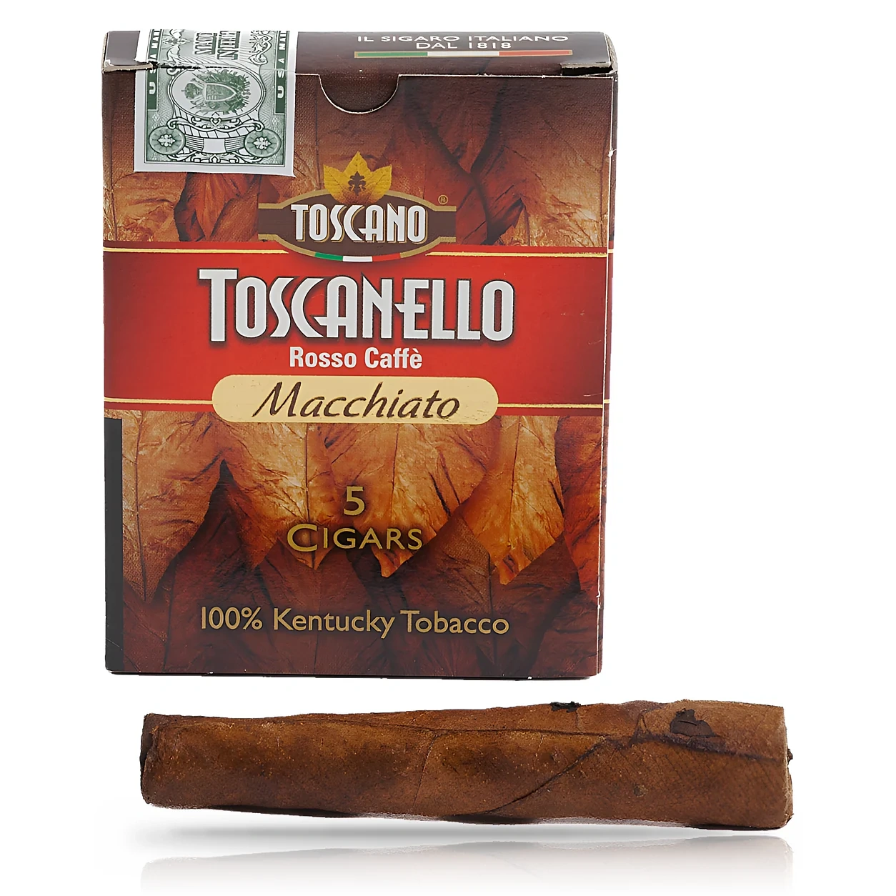 托斯卡纳 Toscanello 玛奇朵味 调味迷你雪茄 5支/包 10包/盒