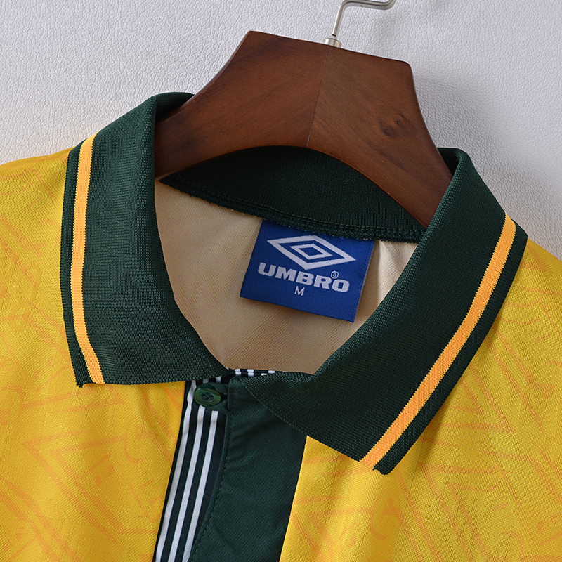 Retro 1991 1993 Brazil Home Soccer Jerseys