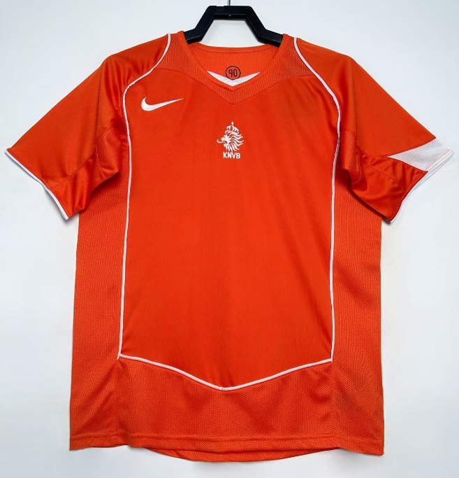 Retro 2004 Netherlands Home SOCCER JERSEYS