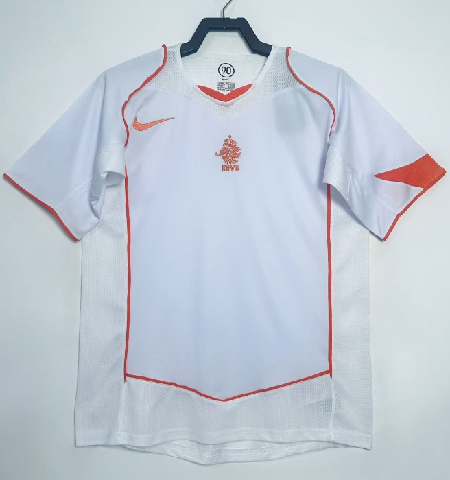 Retro 2004 Netherlands Away SOCCER JERSEYS