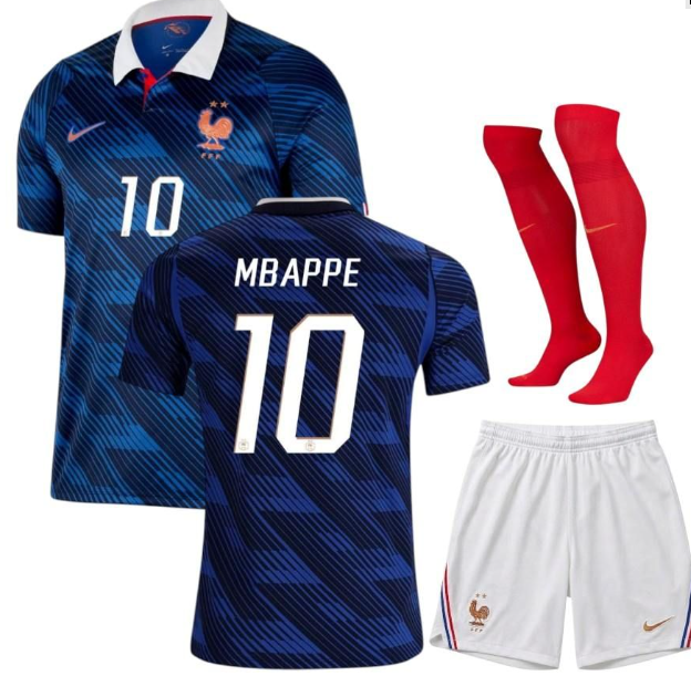 France WORLD CUP 2026 Home Kids Kit Mbappe Griezmann Dembélé Soccer Jerseys With Socks