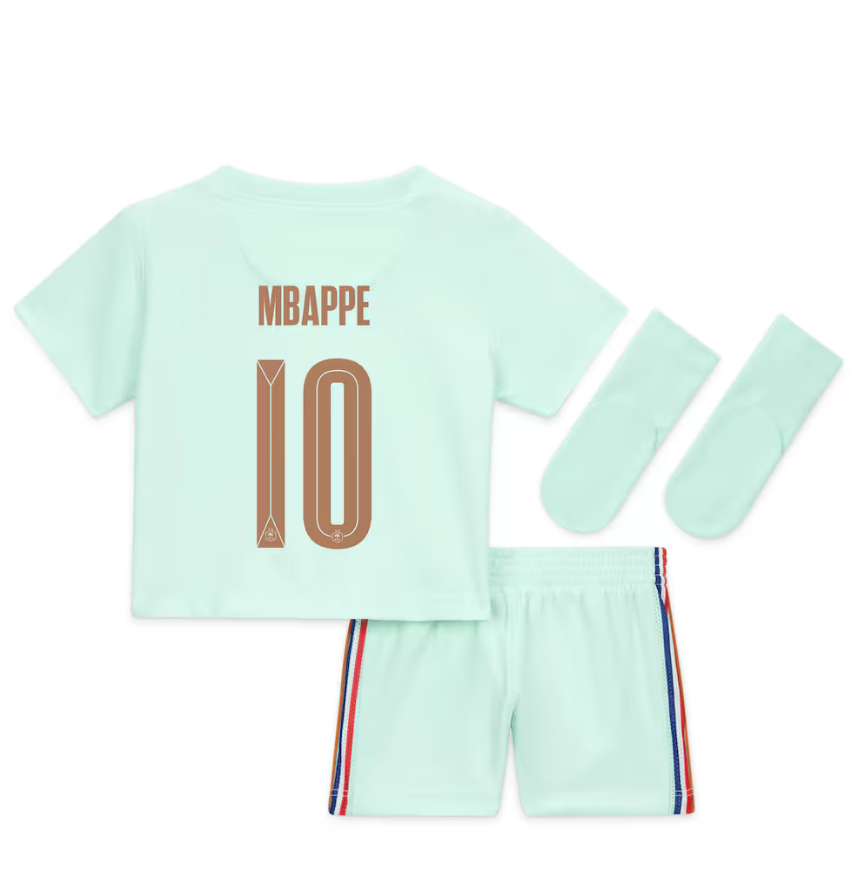 2026 WORLD CUP France Away Kids Kit Mbappe Griezmann Doue Soccer Jerseys With Socks