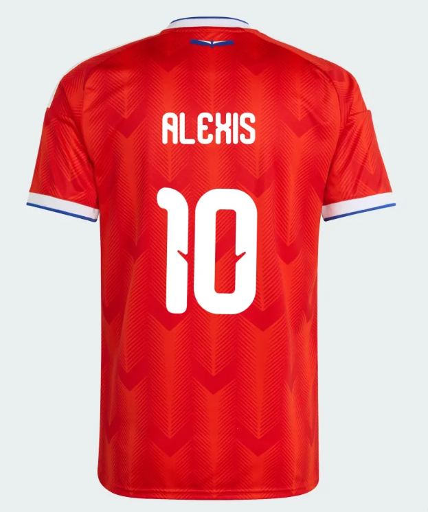 2026 World Cup chile home Short Sleeve Soccer Jersey Fan Version