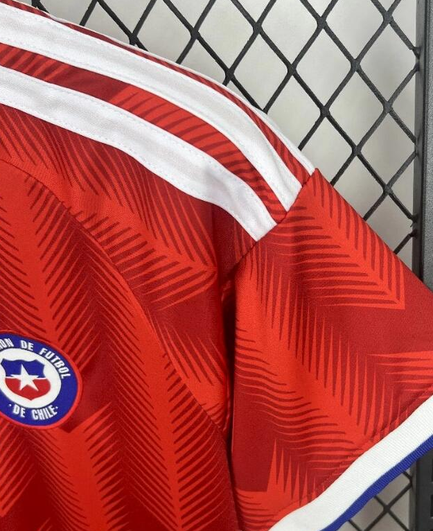 2026 World Cup chile home Short Sleeve Soccer Jersey Fan Version