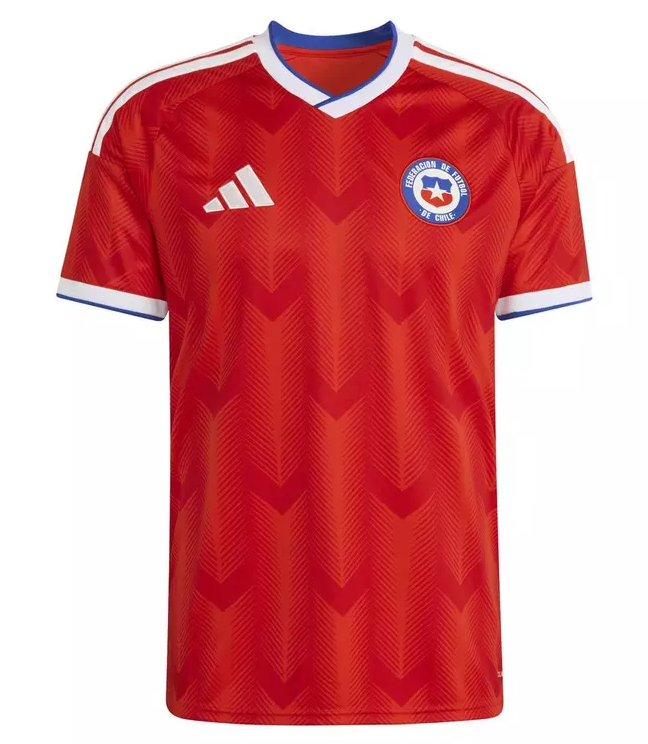 2026 World Cup chile home Short Sleeve Soccer Jersey Fan Version