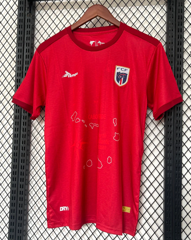 2026 Cabo Verde red Football jersey custom shirt Fans Version