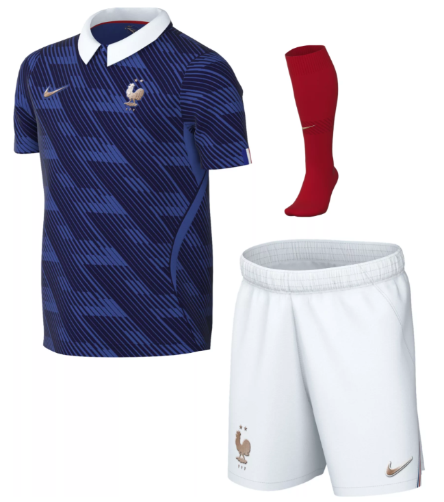France WORLD CUP 2026 Home Kids Kit Mbappe Dembélé Soccer Jerseys With Socks