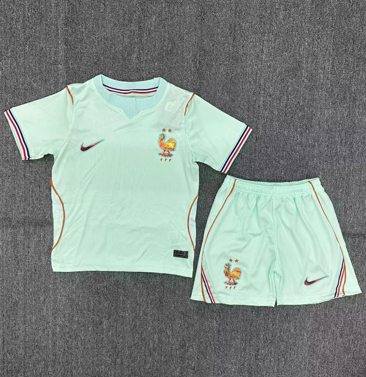 WORLD CUP 2026 France Away Kids Kit Mbappe Dembélé Soccer Jerseys With Socks