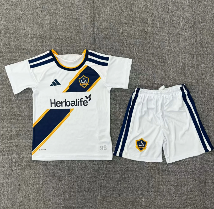 2026 2627 Los Angeles Galaxy Kids kits away Short Sleeve Kit Jersey
