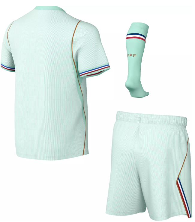 WORLD CUP 2026 France Away Kids Kit Mbappe Dembélé Soccer Jerseys With Socks
