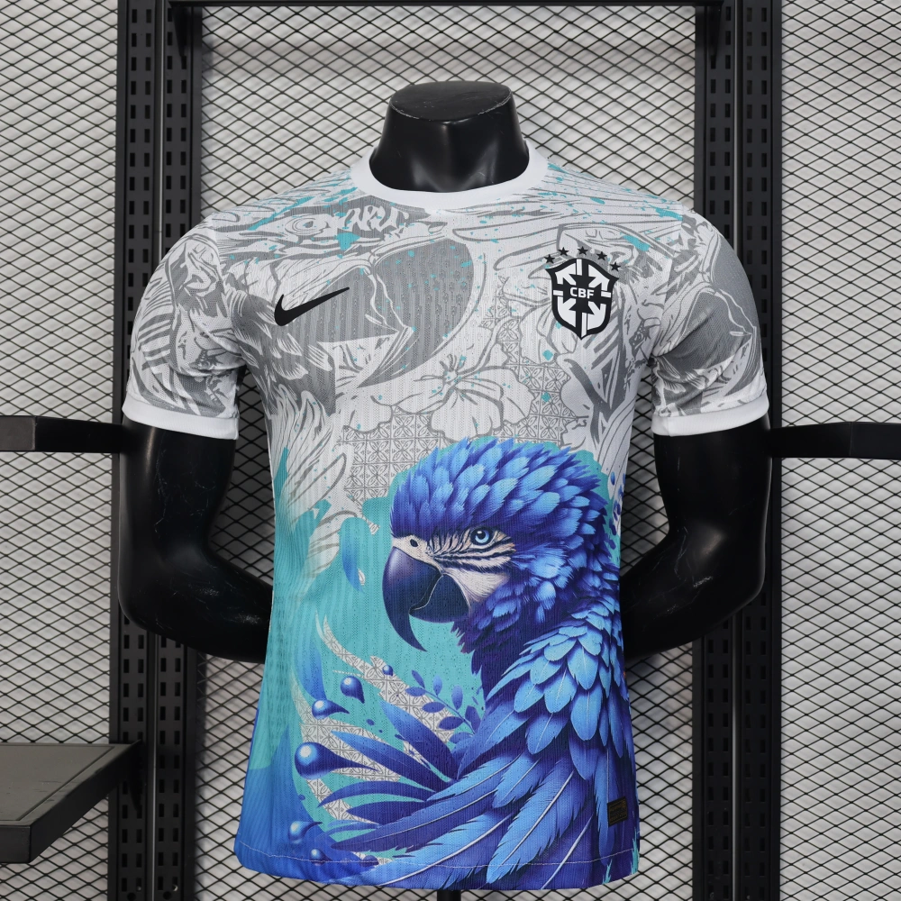 2026 BRAZIL Grey Special Edition VINI JR .NEYMAR JR SOCCER JERSEYS (PLAYER VERSION)