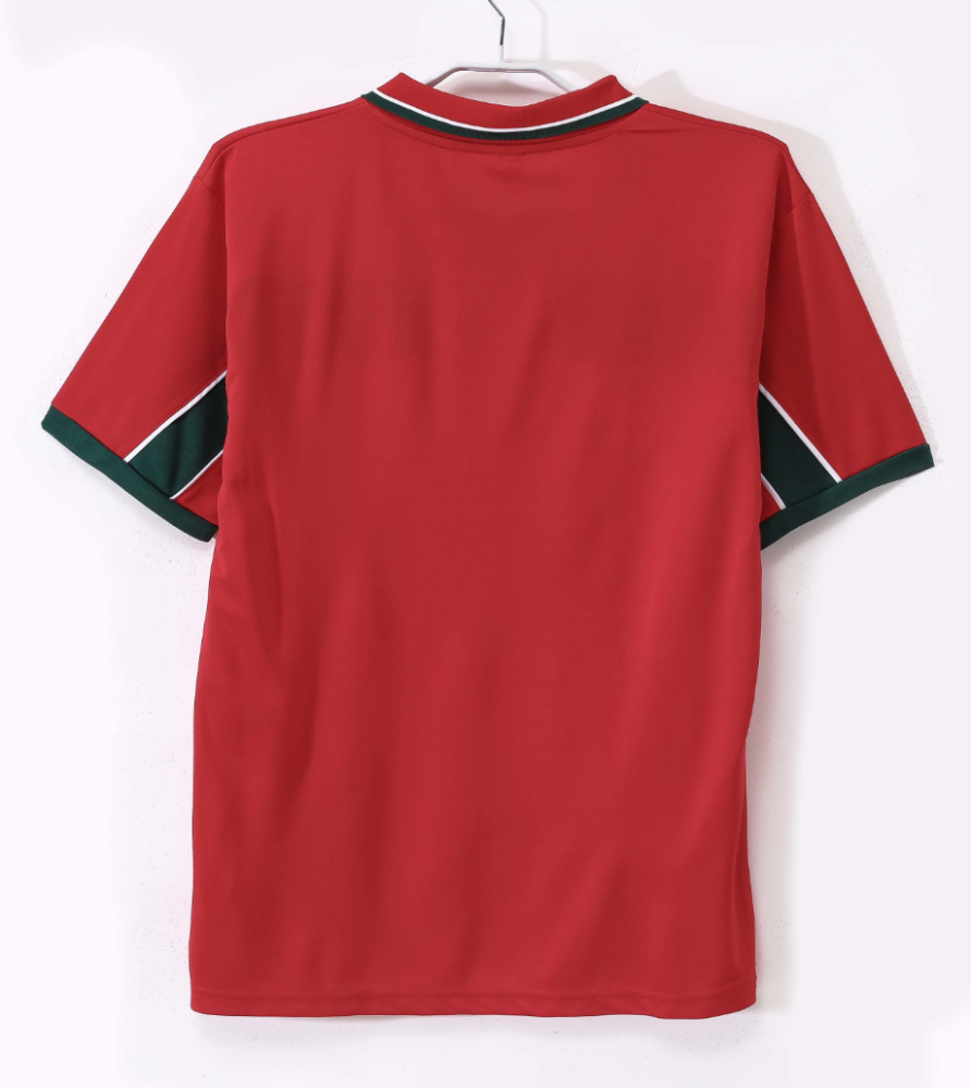 Retro 1998 Morocco Away Red Soccer Jersey – Men's Classic Football Shirt