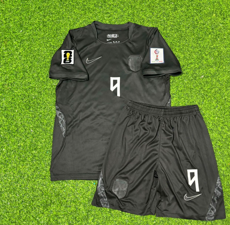 2026 World Cup norway Kids kits Away Short Sleeve Kit Jersey