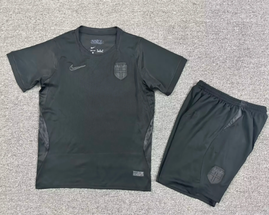 2026 World Cup norway Kids kits Away Short Sleeve Kit Jersey