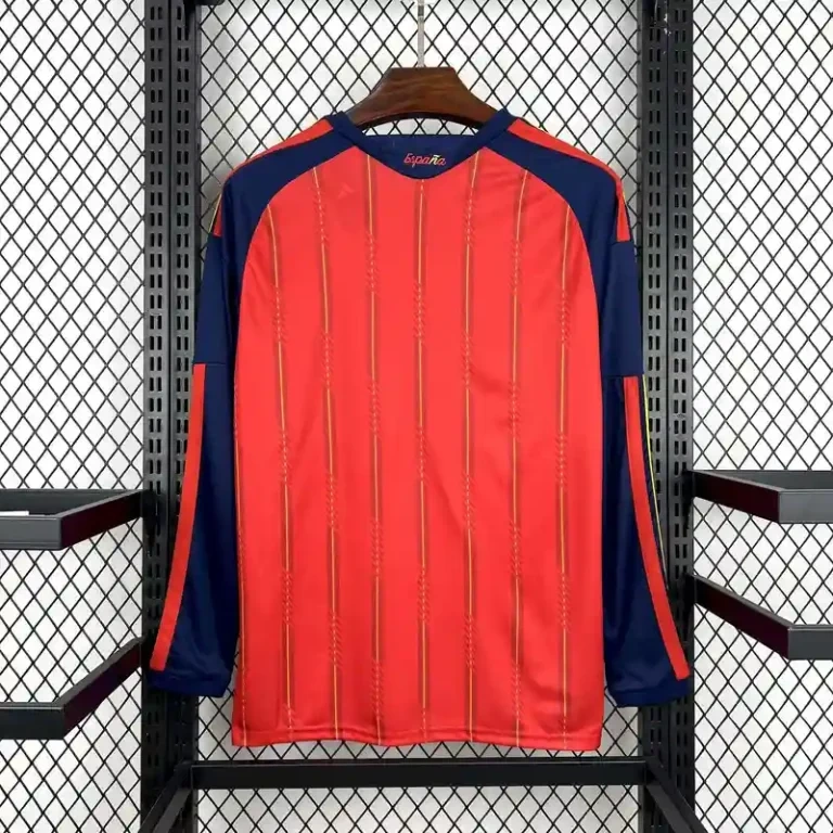 2026 World Cup Spain Kit  Long Sleeve Home Pedri Gavi Morata Carvajal Ferran Rodrigo Lamine Yamal Olmo Soccer Jerseys