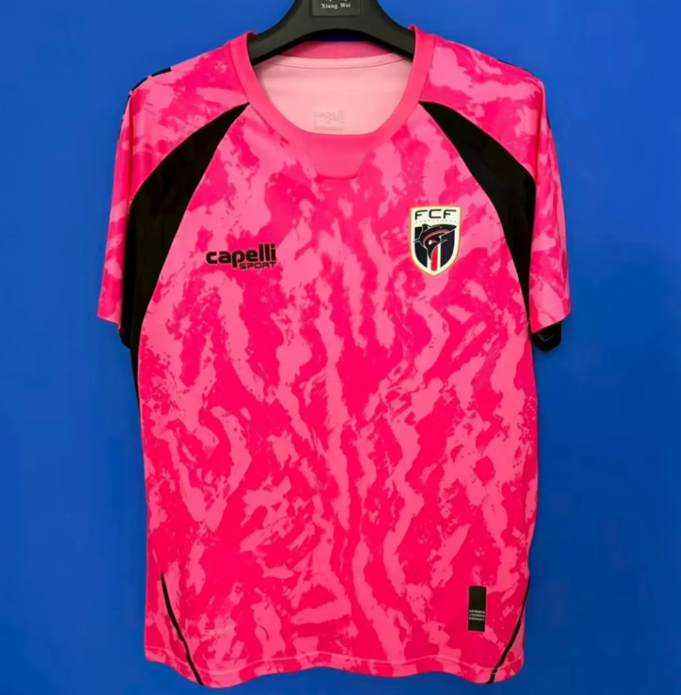 2026 World Cup Cabo Verde Pink GK Football Jersey Custom Shirt (Fans Version)