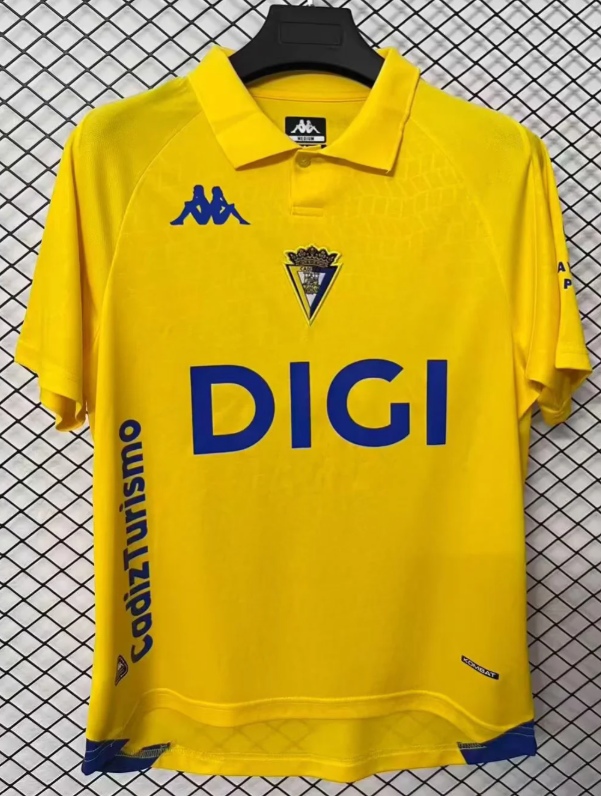 Cádiz CF 26/27 Heritage Bright Yellow Home Football Uniform