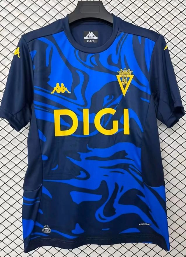 Cádiz CF 26/27 Heritage Bright Yellow Blue Football Uniform