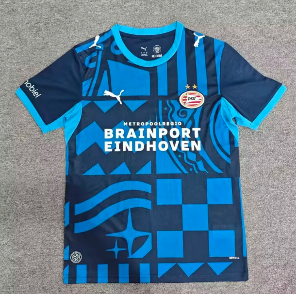 PSV Eindhoven II 26/27 Bright Blue PUMA Eredivisie Third Away Soccer Jersey