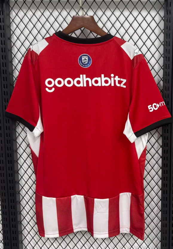 PSV Eindhoven 2025/26 Champions Jersey – Eredivisie Winning Season Fans Version