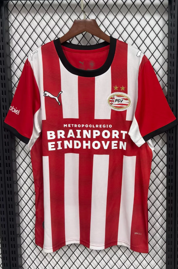 PSV Eindhoven 2025/26 Champions Jersey – Eredivisie Winning Season Fans Version