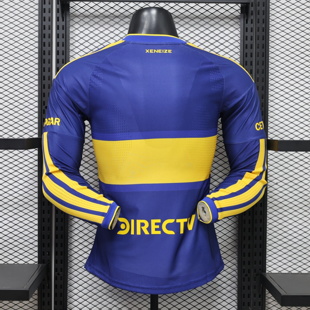 Boca Juniors Long Sleeve Jersey 2026/27 – Boca Juniors Home Soccer Shirt & Football Kit Player Version