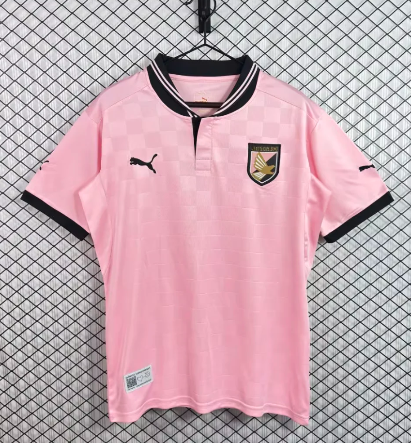 2012/13 Palermo Home Jersey – Pink Retro Soccer Shirt