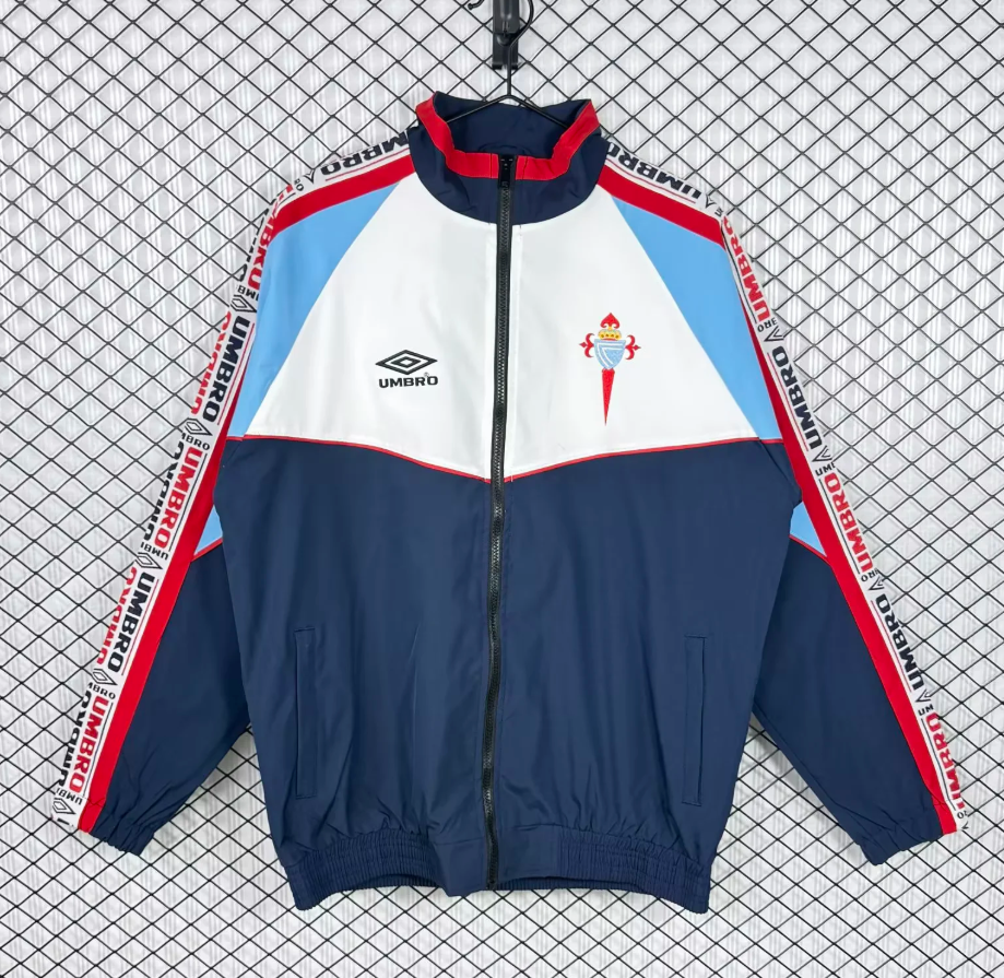 98 99 Celta Vigo Windbreaker – Vintage Retro Football Jacket