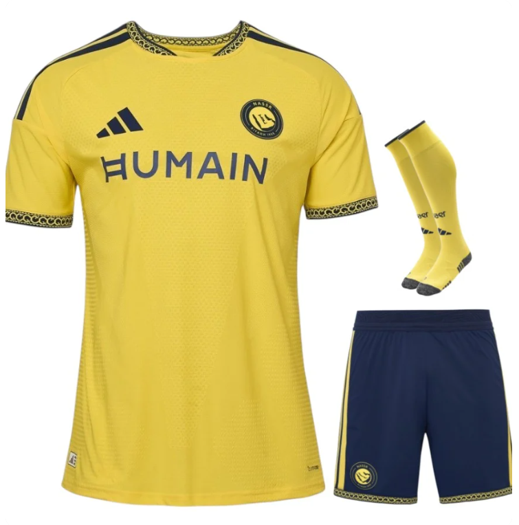 2026/27 Al Nassr Home Kids Kits Jersey – Saudi Arabian Football Soccer Shirt