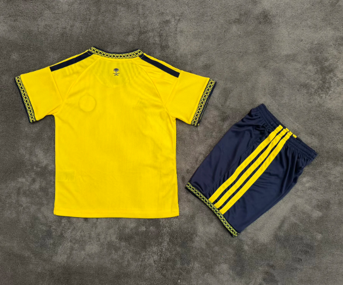 2026/27 Al Nassr Home Kids Kits Jersey – Saudi Arabian Football Soccer Shirt