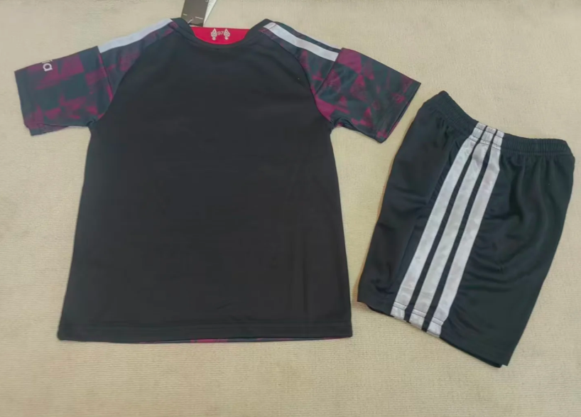 2026/27 Liverpool Kids 3rd kids Soccer Jersey Kit with Shorts