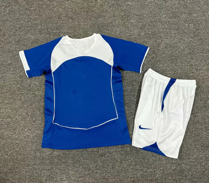2004 Brazil Away Kids Jersey | Retro Brazil Football Shirt