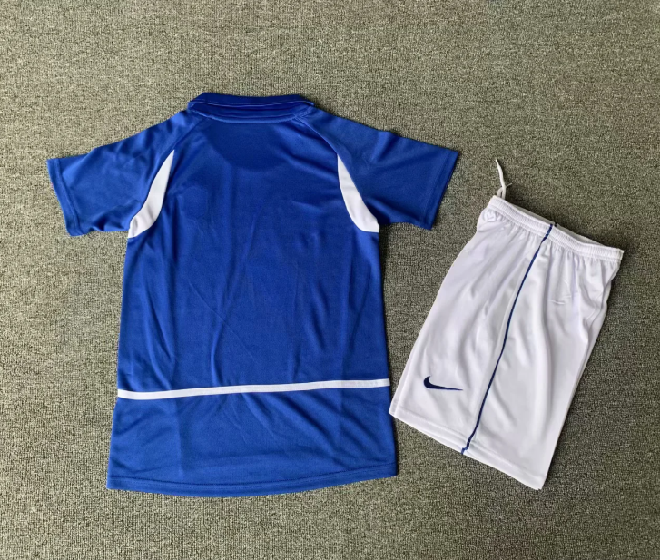 2002 Brazil Away Kids Jersey | Retro Brazil Football Shirt