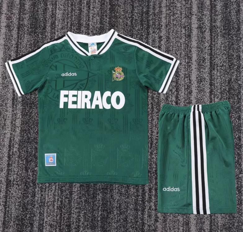 11 12 Deportivo La Coruña Kids Home Jersey | Retro Football Shirt