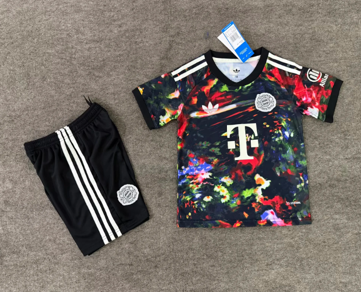 2026/27 Bayern Munich Kids Oktoberfest Soccer Jersey Kit with Shorts