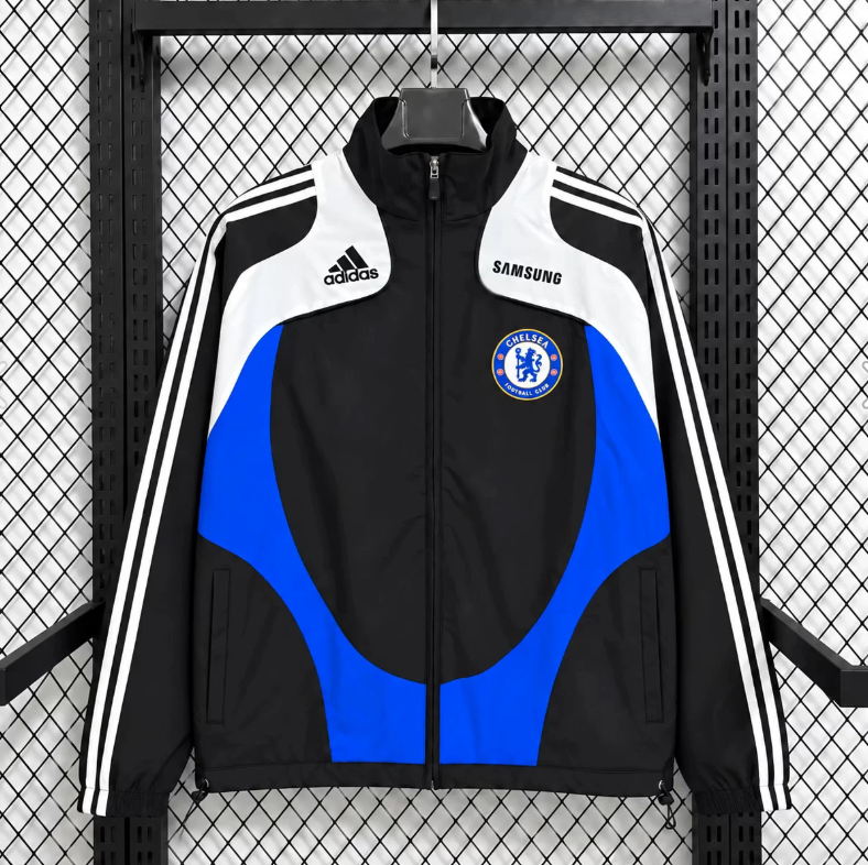 26 27 Chelsea Retro Jacket – Classic Football Training Jacket