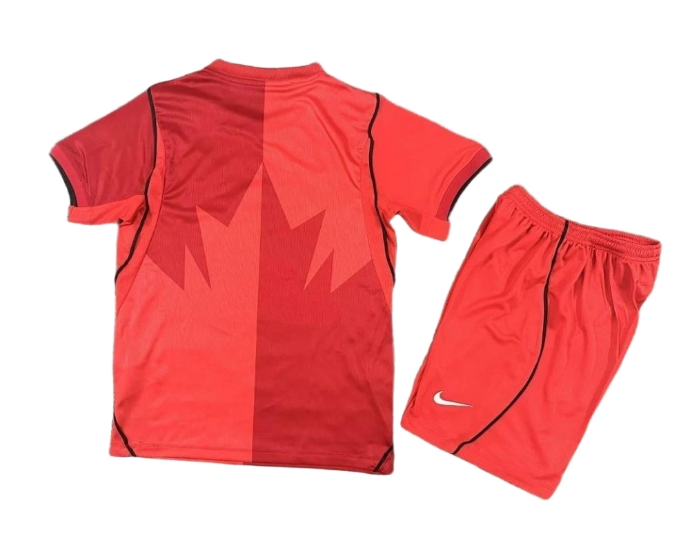 2026-27 CANADA WORLD CUP HOME KIDS  KITS (JERSEY+SHORT)
